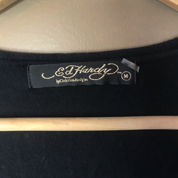 Ed Hardy Tattoo Phoenix knit tunic - Picture 8 of 10